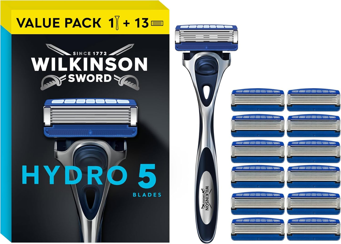 Wilkinson Sword Hydro 5 Men’s Razor Refills 12 Pack