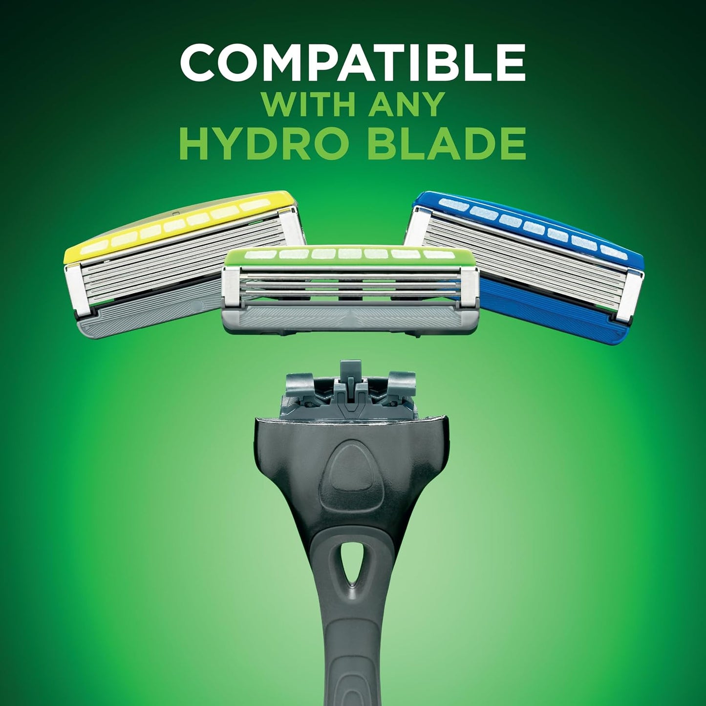 Wilkinson Sword Hydro 3 Men’s Razor Refills, Great Addition to Wash Bags for Men's Grooming, Great Shavers for Routine Shaving, 8 Refill Razor Blades Pack