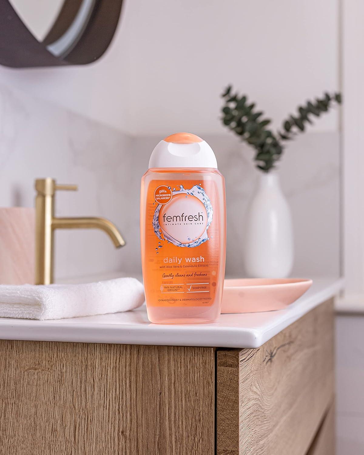 Femfresh Everyday Care Daily Intimate Vaginal Wash Feminine Hygiene Shower & Bath Gel Cleanser 250ml - Scent Shave And All