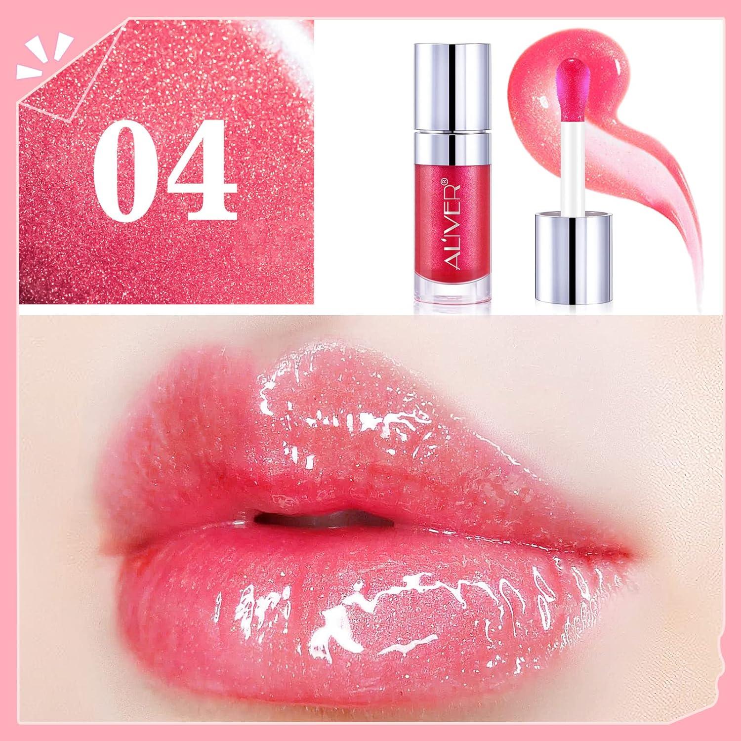 Lip Gloss Plumping Lip Oil Hydrating Gloss Tinted Lip Balm Transparent Lip Care 6ml - Scent Shave And All