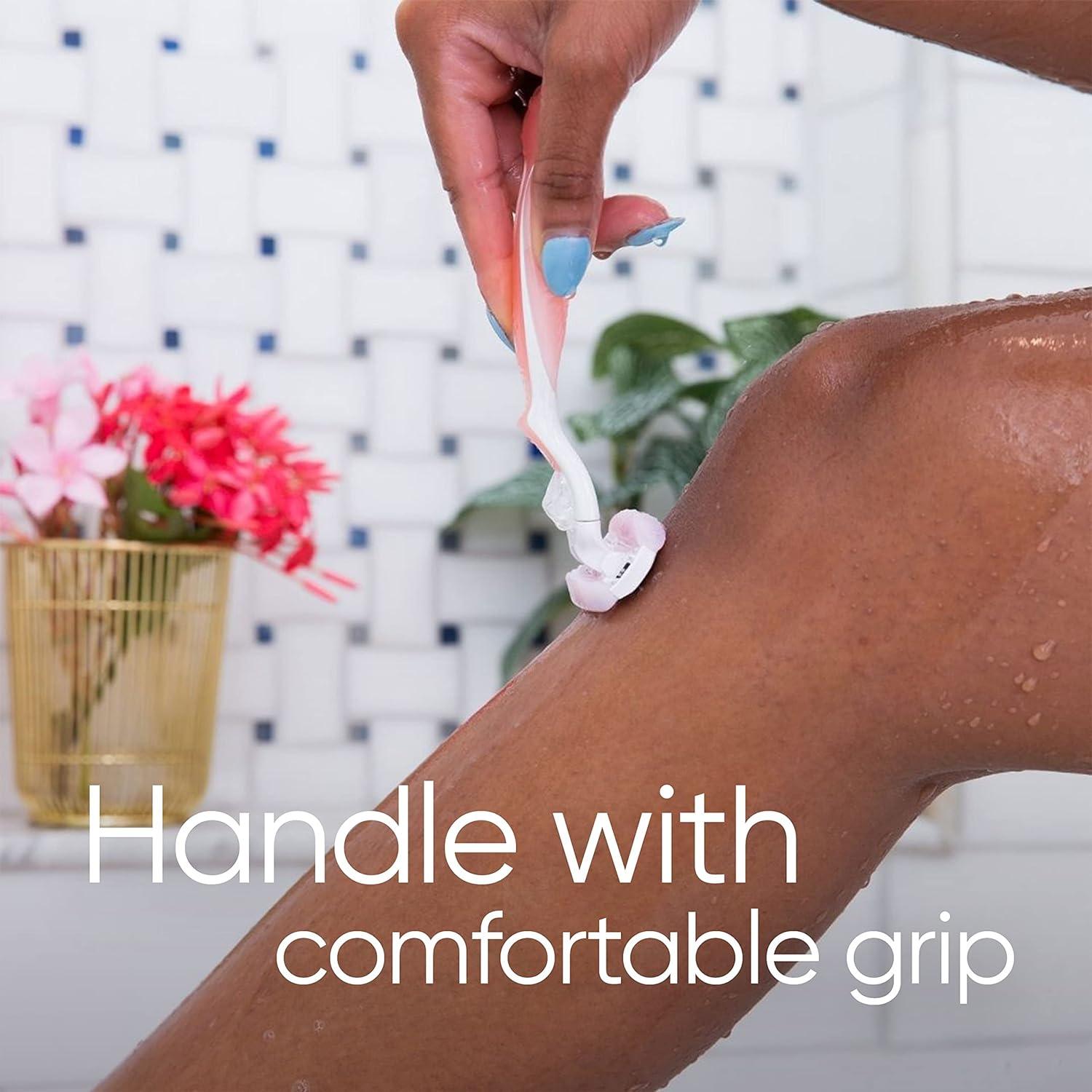 Gillette Venus ComfortGlide Spa Breeze Women's Razor + 3 Razor Blade Refills - Scent Shave And All