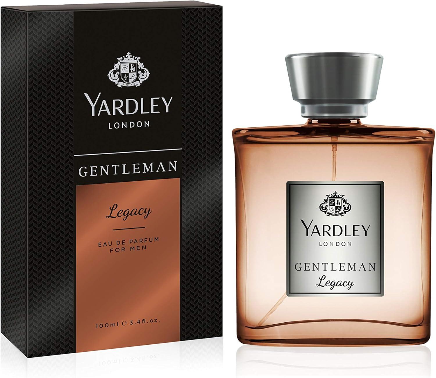 Yardley Of London Gentleman Legacy EDP Eau de Parfum Fragrance for Him 100ml - Scent Shave And All