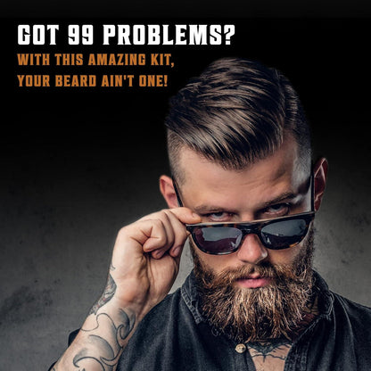 Viking Revolution Beard Brush & Beard Comb Set - Scent Shave And All