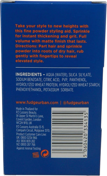 Fudge Urban Texturising Hair Powder Anti-Gravity Styler 10g - Scent Shave And All