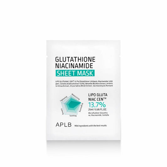 APLB Glutathione Niacinamide Sheet Mask 25ml