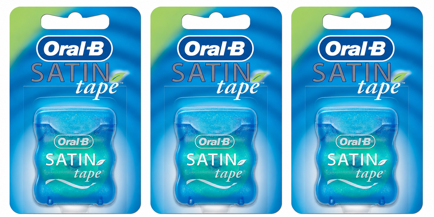 Oral-B Satin Tape 25m - Pack of 3