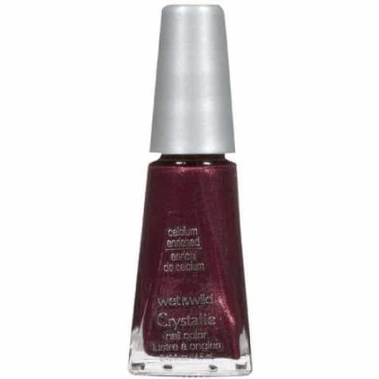 Wet n Wild Crystalic Nail Polish 14.5ml - 497C Deep Wine - Scent Shave And All