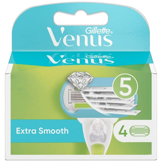 Gillette Venus Embrace Blades Shaving Razor Blades 4 Pack - Scent Shave And All