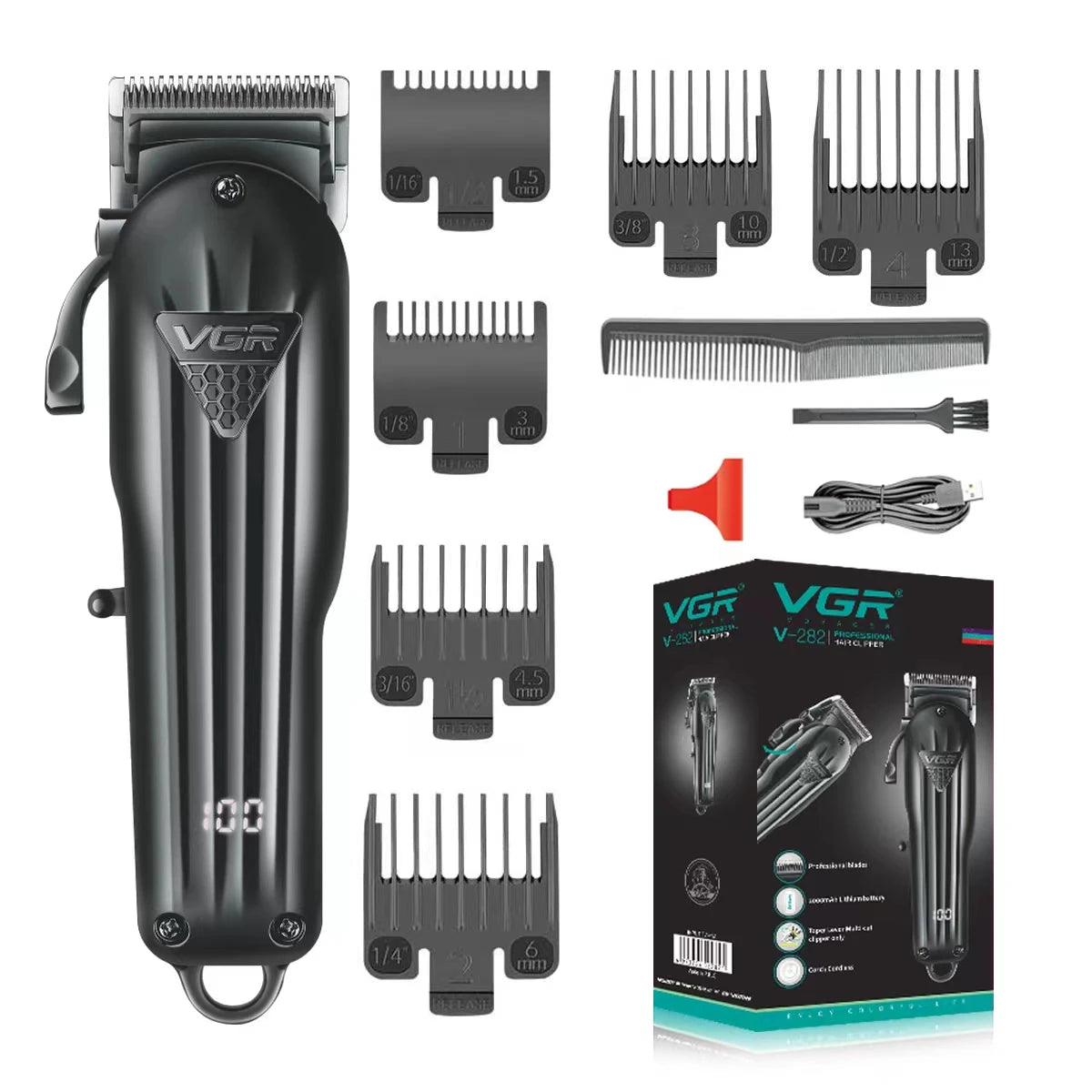 VGR V-282 Hair Clipper Professional Hair Cutting Machine Cordless Rechargeable - Scent Shave And All