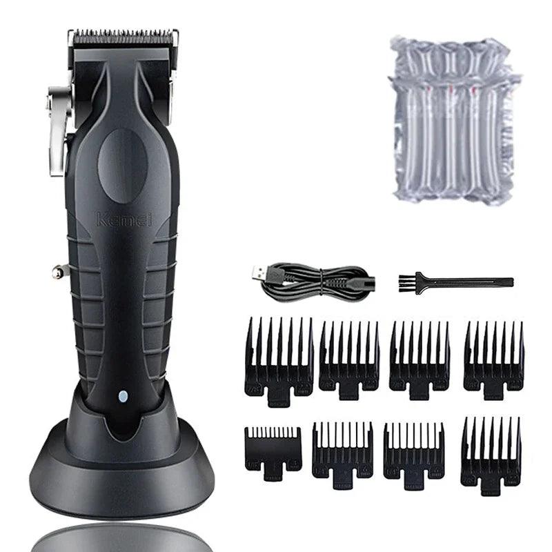 Kemei KM-2296 Professional Hair Clipper Powerful Cutting Machine with Dock - Scent Shave And All