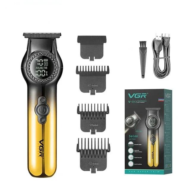 VGR Pro V-990 Cordless Hair and Beard Trimmer Powerful Cutting Machine - Scent Shave And All