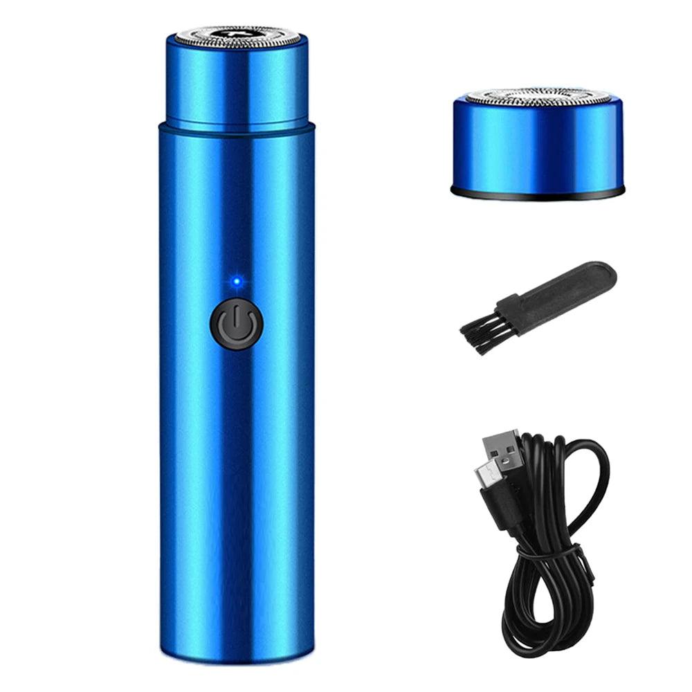 Electric Shaver Mini Rechargeable Razor Long-Lasting Portable Washable Trimmer - Scent Shave And All