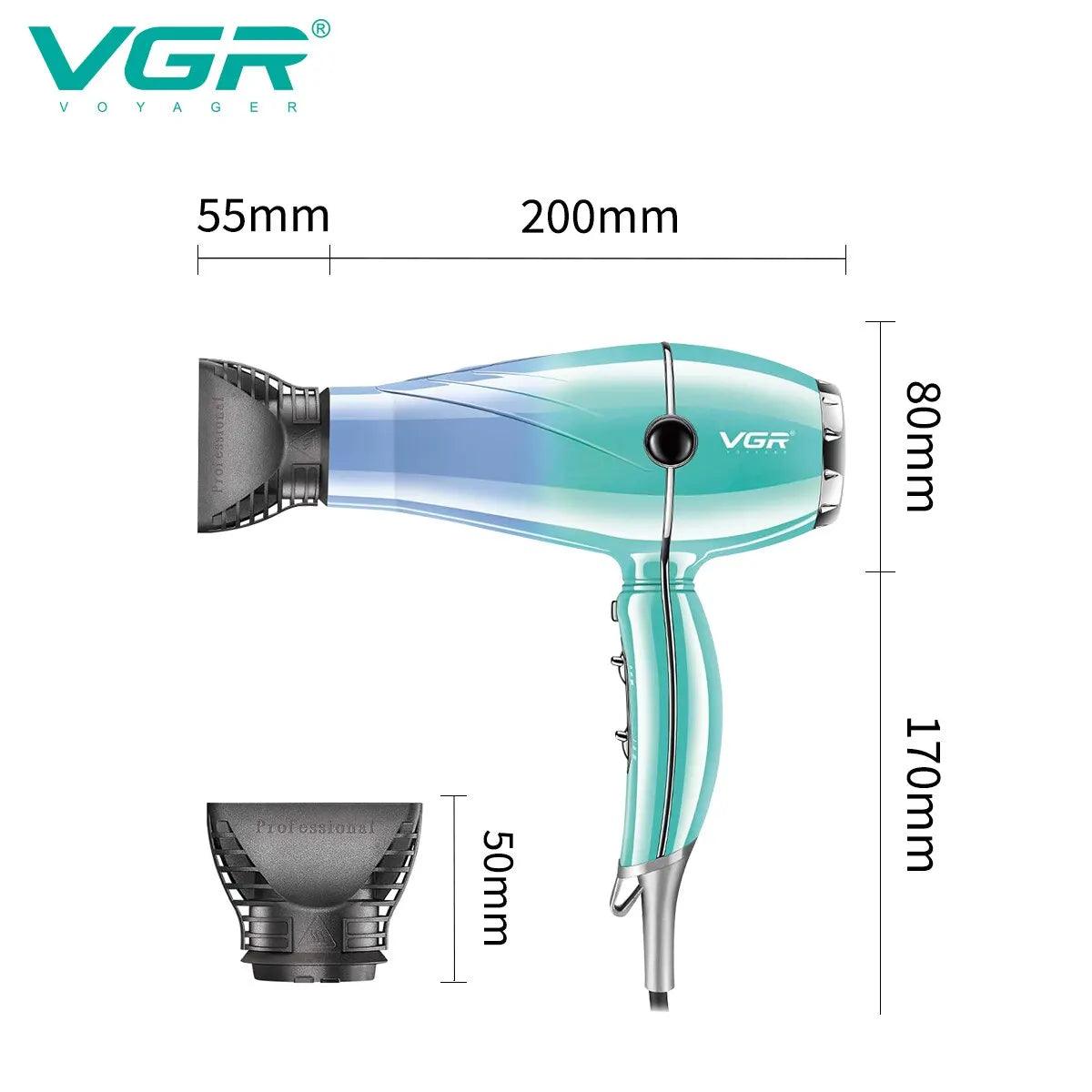 VGR V-452 Hair Dryer Professional Hair Dryer 2400W High Power Overheating Protection - Scent Shave And All