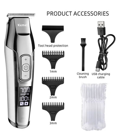 Kemei Hair Trimmer KM-5027 Hair Clippers Rechargeable Professional Machine