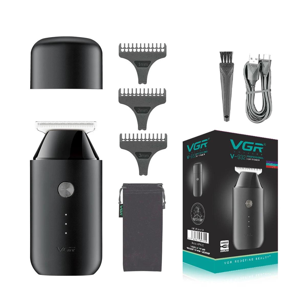 VGR V-932 Hair Trimmer Hair Clipper Mini Travel-friendly T-Shaped Blade - Scent Shave And All