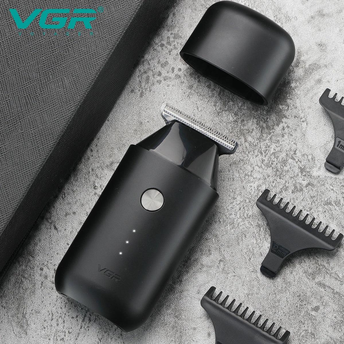 VGR V-932 Hair Trimmer Hair Clipper Mini Travel-friendly T-Shaped Blade - Scent Shave And All