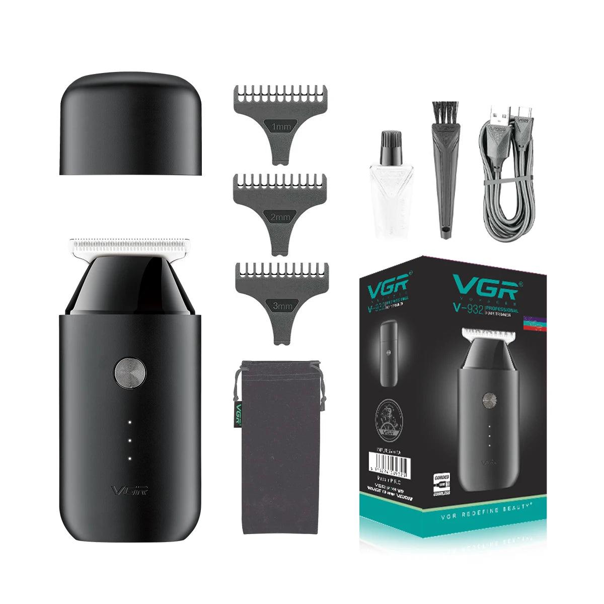 VGR V-932 Hair Trimmer Hair Clipper Mini Travel-friendly T-Shaped Blade - Scent Shave And All