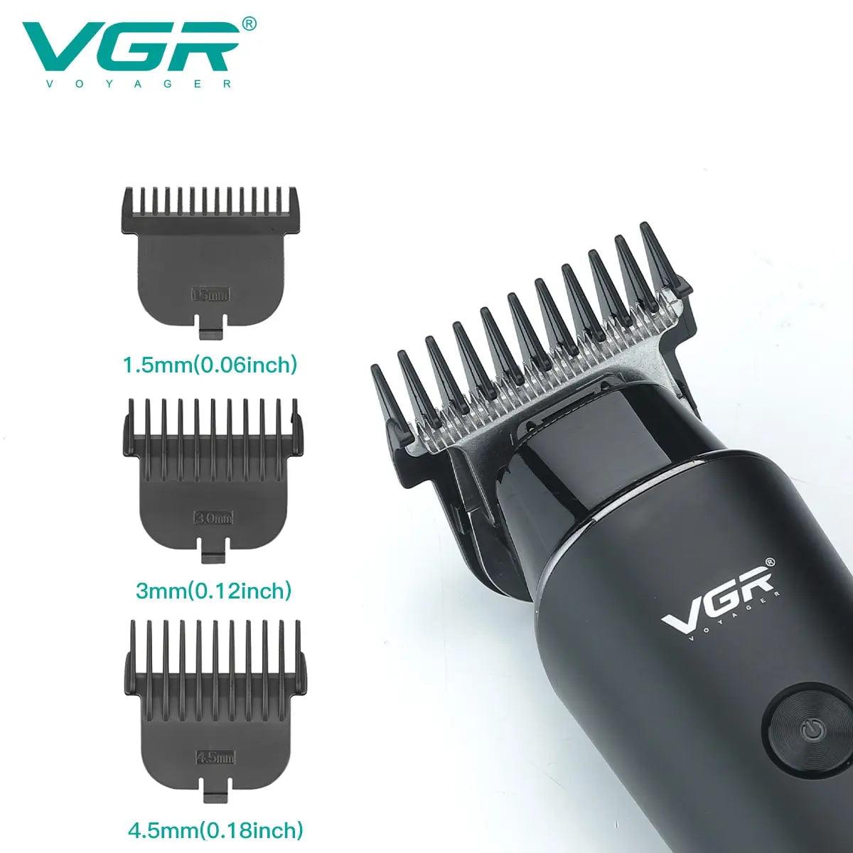 VGR V-933 Hair Trimmer Professional Electric Hair Clipper Cordless Rechargeable - Scent Shave And All