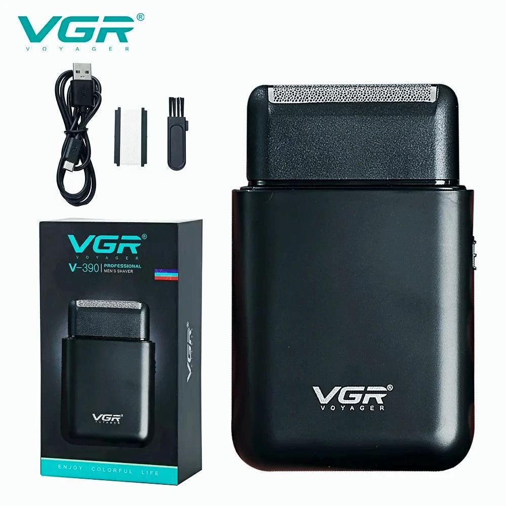 VGR V-390 Electric Foil Professional Beard Hair Trimmer Portable Mini Shaver - Scent Shave And All