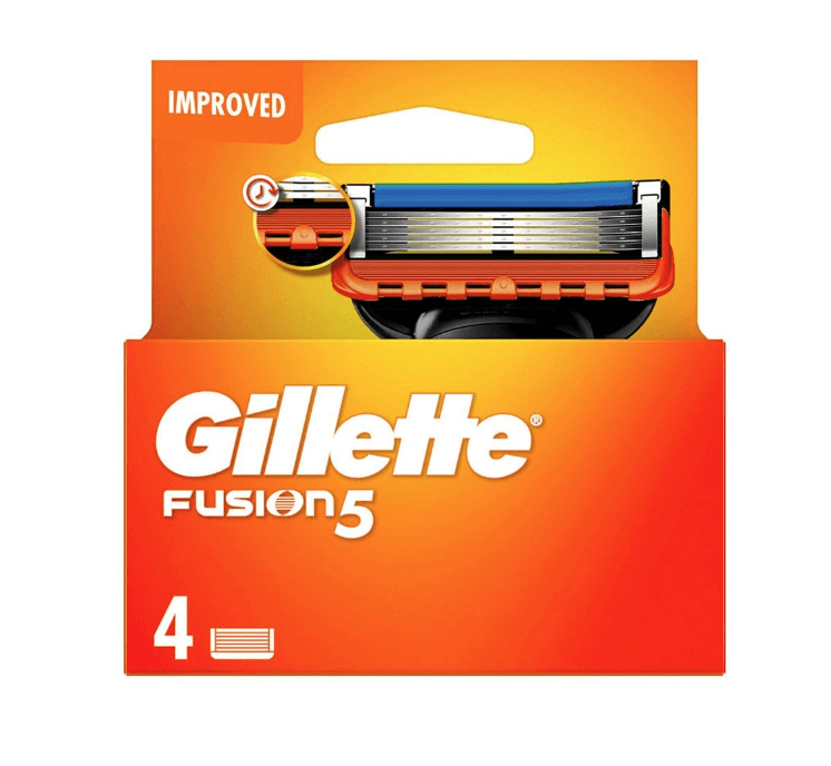 Gillette Fusion5 Shaving Razor Blades 4 Pack - Scent Shave And All