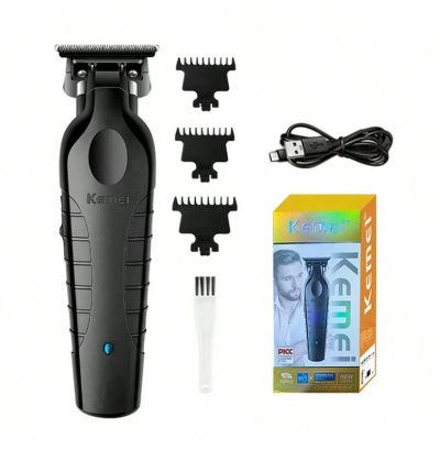 Kemei KM-2299 Cordless Hair Trimmer Electric Clipper with Zero Gap