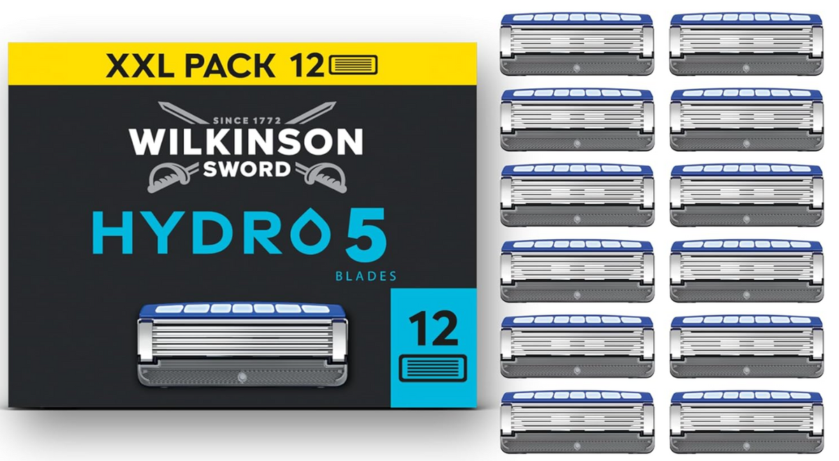 Wilkinson Sword Hydro 5 Men’s Razor Refills 12 Pack