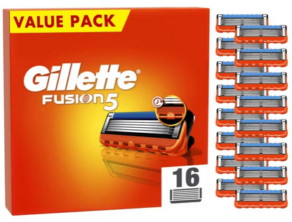 Gillette Fusion5 Shaving Razor Blades 16 Pack