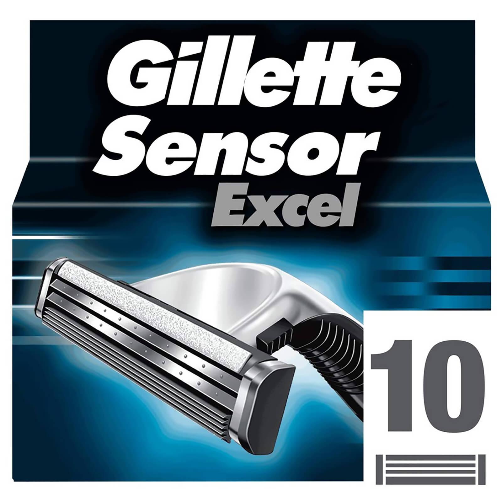 Gillette Sensor Excel Razor Blades Pack of 10 - Scent Shave And All