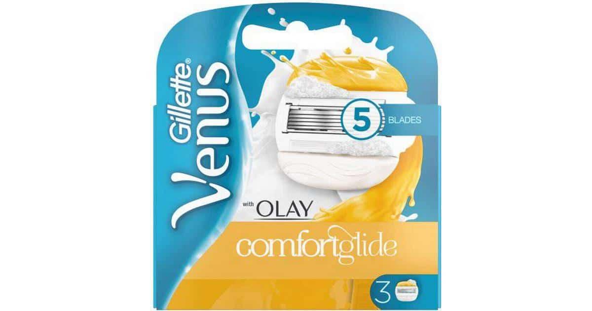 Gillette Venus Olay Blades Shaving Razor Blade Heads 3 Pack - Scent Shave And All