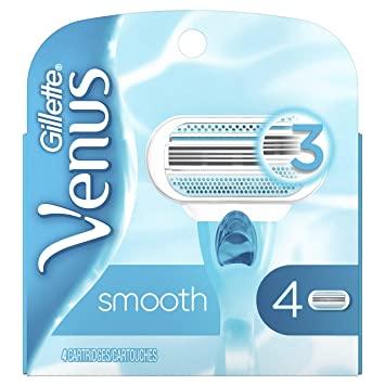 Gillette Venus Razor Blades Shaving Replacement Blade Heads 4 Pack - Scent Shave And All