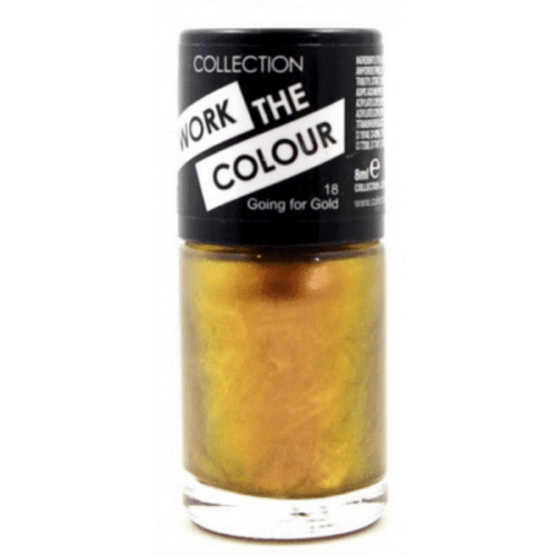 Collection Work The Colour Nail Polish Nail Varnish - Going For Gold - Scent Shave And All