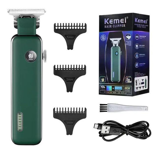 Kemei 5098 USB Electric Hair Trimmer Cordless and Rechargeable - Scent Shave And All