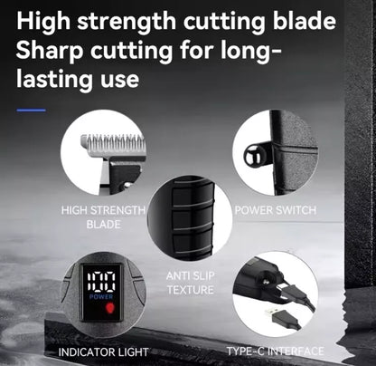 Kemei KM-2293 Cordless Hair Trimmer Electric Clipper with Zero Gap