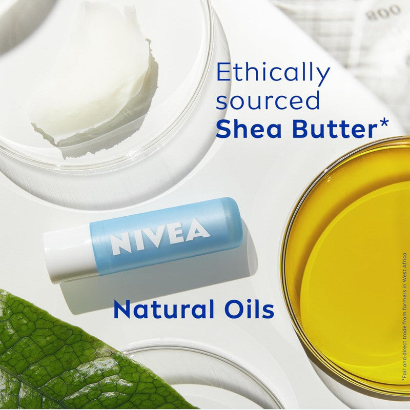 NIVEA Hydro Care Lip Balm With SPF 15 Hydrating Lip Balm with Shea Butter 4 Pack or 6 Pack